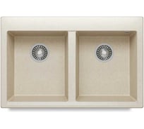 Кухонная мойка Polygran BRIG-790 (№327 Кремовый) 72524327