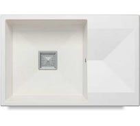 Кухонная мойка Polygran BLADE-760 (№36 Белый Хлопок) 72697036