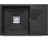 Кухонная мойка Polygran BLADE-760 (№16 Черный) 72697016 1