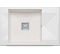 Кухонная мойка Polygran BLADE-780 №36 Белый Хлопок 72660036