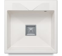 Кухонная мойка Polygran BLADE-500 №36 Белый Хлопок 72661036
