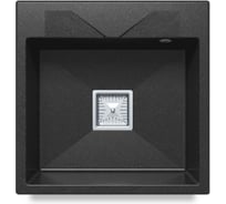 Кухонная мойка Polygran BLADE-500 №16 Черн 72661016