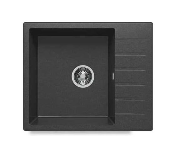 Кухонная мойка Polygran DEKA-600 №314 Светло-серый 72730314 1