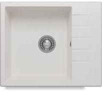 Кухонная мойка Polygran DEKA-600 №36 Белый Хлопок 72730036