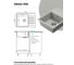 Кухонная мойка Polygran DEKA-700 №14 Серый 72731014 5