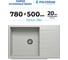 Кухонная мойка Polygran DEKA-780 №14 Серый 72732014 2