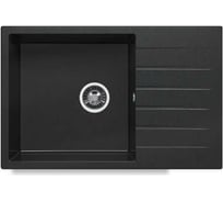 Кухонная мойка Polygran DEKA-780 №16 Черный 72732016