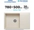 Кухонная мойка Polygran DEKA-780 №327 Кремовый 72732327 2