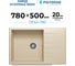 Кухонная мойка Polygran DEKA-780 №328 Опал 72732328 2