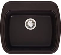 Мойка Alcora Офелия G-003 шоколад (565490) с сифоном 0000000032
