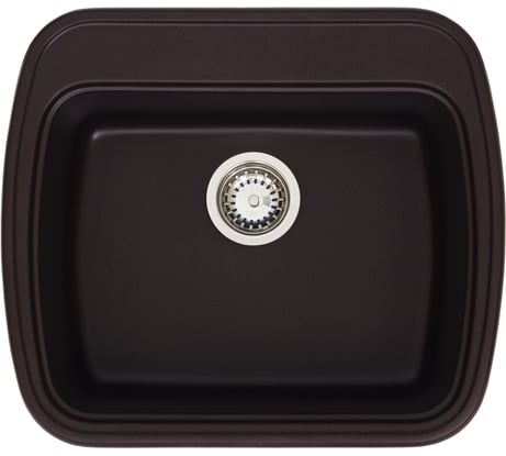 Мойка Alcora Офелия G-003 шоколад (565490) с сифоном 0000000032