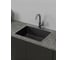 Мойка кухонная из нержавеющей стали Bauedge BAU SOUL NANO BLACK, сифон EASY CLEAN в комплекте KT6050B 7