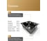 Мойка кухонная из нержавеющей стали Bauedge BAU SOUL NANO BLACK, сифон EASY CLEAN в комплекте KT6050B 5
