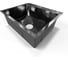 Мойка кухонная из нержавеющей стали Bauedge BAU SOUL NANO BLACK, сифон EASY CLEAN в комплекте KT6050B 6