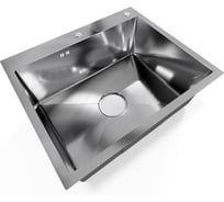 Мойка кухонная из нержавеющей стали Bauedge BAU SOUL SATIN, сифон EASY CLEAN в комплекте KT6050S