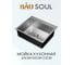 Мойка кухонная из нержавеющей стали Bauedge BAU SOUL SATIN, сифон EASY CLEAN в комплекте KT6050S 1