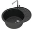 Кухонная мойка Maretti Kitchen, черный MR615-BL 3