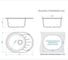 Кухонная мойка Maretti Kitchen, белый MR575-WH 3