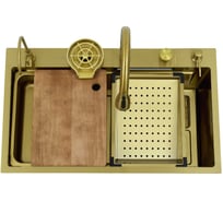 Мойка из нержавеющей стали DIADONNA в комплекте DS7545G