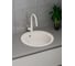 Мойка для кухни Bauedge BAU Dream Pro D 48, без выпуска, белый песок MY3005 3