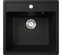 Мойка MIXLINE МЛ-ГМ08 ML-GM08 КОМФОРТ ультра-черная 344 500_500_200мм 558729