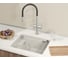 Кухонная мойка Granula KS, кварц, RINZER 5505RU, КРЕМАН 8
