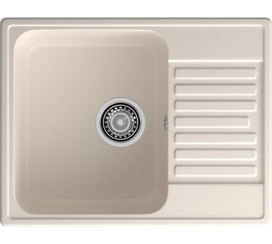 Мойка GRANFEST QUARZ GF-Z 13 чаша+крыло 620x480 белый 444898