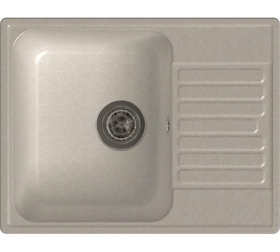 Мойка GRANFEST QUARZ GF-Z 13 чаша+крыло 620x480 белый 444898
