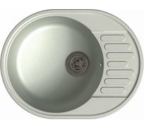 Мойка GRANFEST QUARZ GF-Z 58 чаша+крыло 620x480 серый 444888