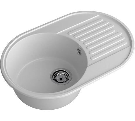 Мойка GRANFEST QUARZ GF-Z 18 чаша+крыло 740x480 серый 444906