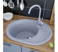 Кухонная мойка GranAlliance GA-33 темно-серый GA-33-309