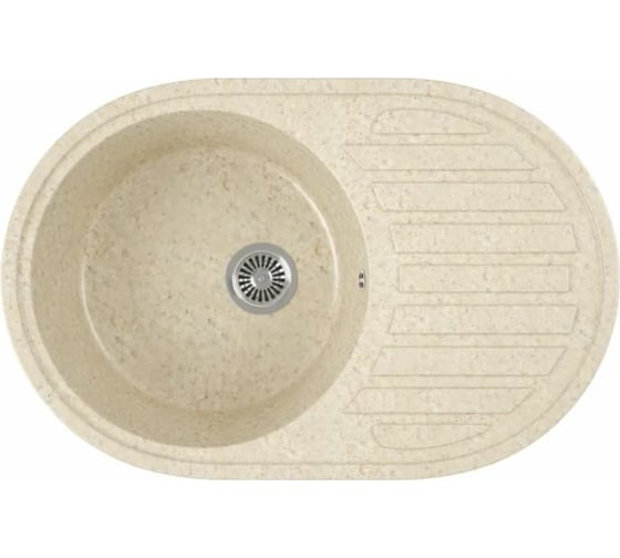 Кухонная мойка GreenStone GRS-18L-328 цвет: бежевый 1