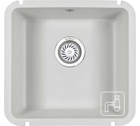 Кухонная мойка из кварца Granula GR-3801 арктик