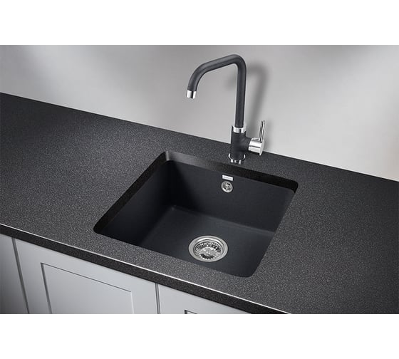 Кухонная мойка Granula из кварца GR-3801 шварц