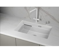 Кварцевая мойка для кухни GRANULA KS- 7303iU, АРКТИК