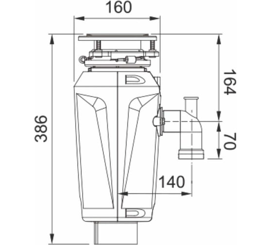 Измельчитель SLIM 100 Franke 268359