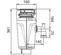 Измельчитель SLIM 50 Franke 268361