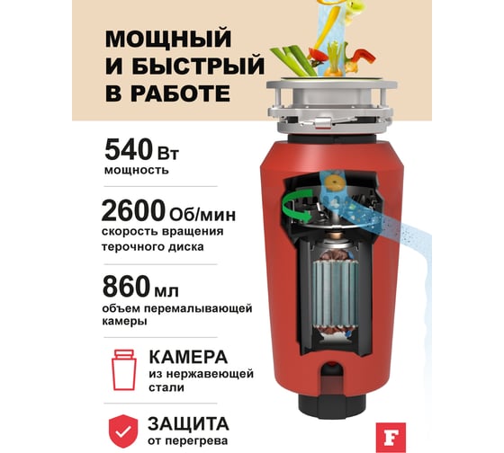 Измельчитель SLIM 50 Franke 268361