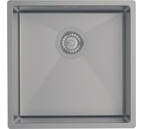 Мойка IDDIS Edifice нержавеющая сталь, универсального монтажа, графит 440х440 EDI44G0i77