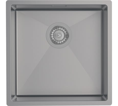 Мойка IDDIS Edifice нержавеющая сталь, универсального монтажа, графит 440х440 EDI44G0i77