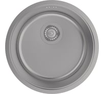 Мойка IDDIS Edifice нержавеющая сталь, универсального монтажа графит D-425х180 EDI42G0i77