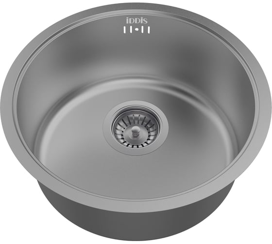 Мойка IDDIS Edifice нержавеющая сталь, универсального монтажа графит D-425х180 EDI42G0i77