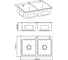 Двойная кухонная мойка DIADONNA DS7850BT 2