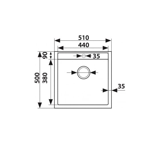 Мойка из искусственного мрамора KAISER 5051 Sand цв. 302 KMM-5051S