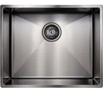 Мойка из нержавеющей стали KAISER 530x430x200, 2.0+1.2 мм, Gun metal KSM-5345