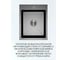Мойка кухонная из нержавеющей стали Bauedge BAU SOUL КТ4050В NANO BLACK, сифон EASY CLEAN в комплекте KT4050B 3