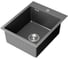 Мойка кухонная из нержавеющей стали Bauedge BAU SOUL КТ4050В NANO BLACK, сифон EASY CLEAN в комплекте KT4050B 1