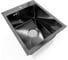 Мойка кухонная из нержавеющей стали Bauedge BAU SOUL КТ4050В NANO BLACK, сифон EASY CLEAN в комплекте KT4050B 1