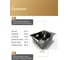 Мойка кухонная из нержавеющей стали Bauedge BAU SOUL КТ4050В NANO BLACK, сифон EASY CLEAN в комплекте KT4050B 4