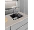 Мойка кухонная из нержавеющей стали Bauedge BAU SOUL КТ5050В NANO BLACK, сифон EASY CLEAN в комплекте KT5050B 9